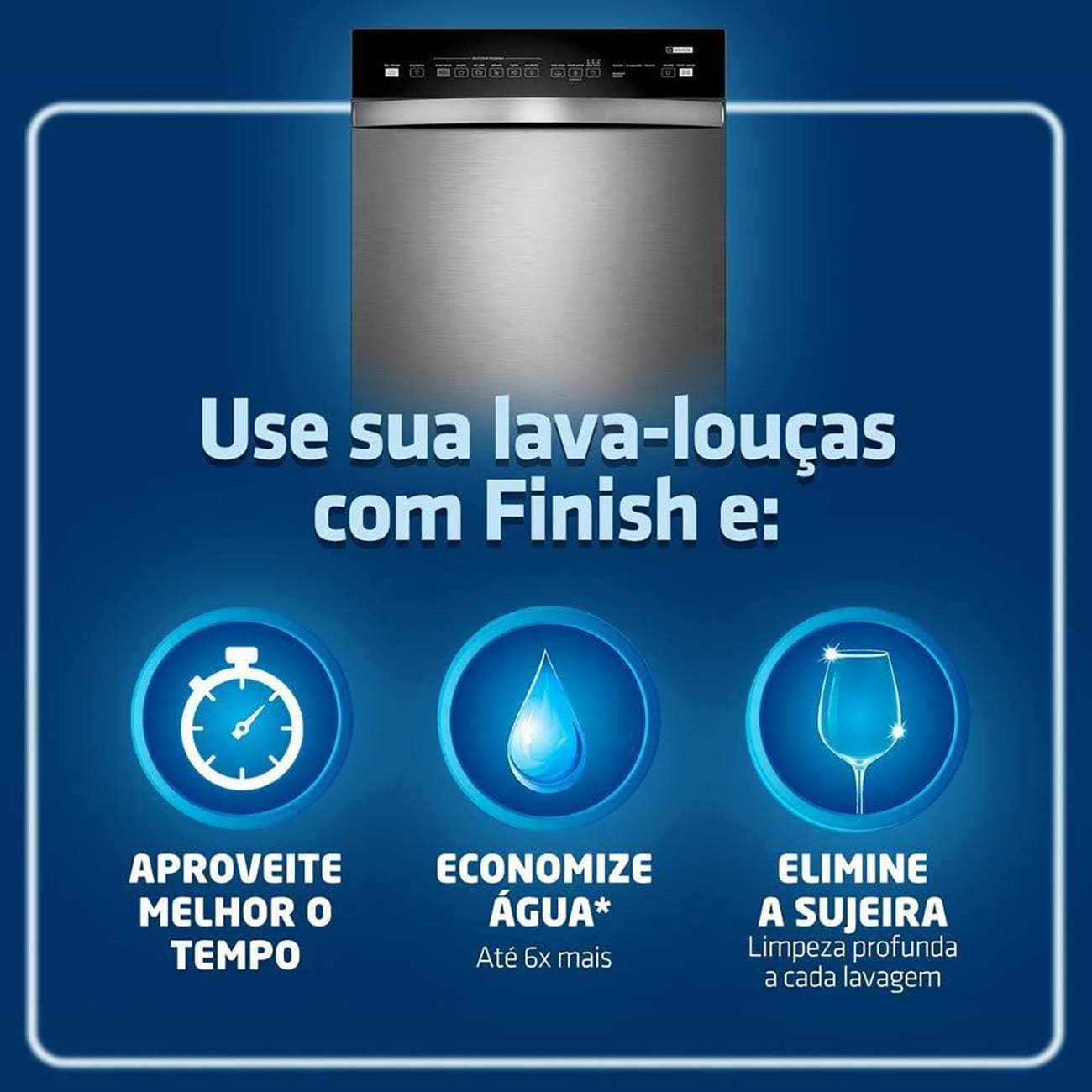 Detergente para Lava Louas em Tabletes Finish 30 unidades