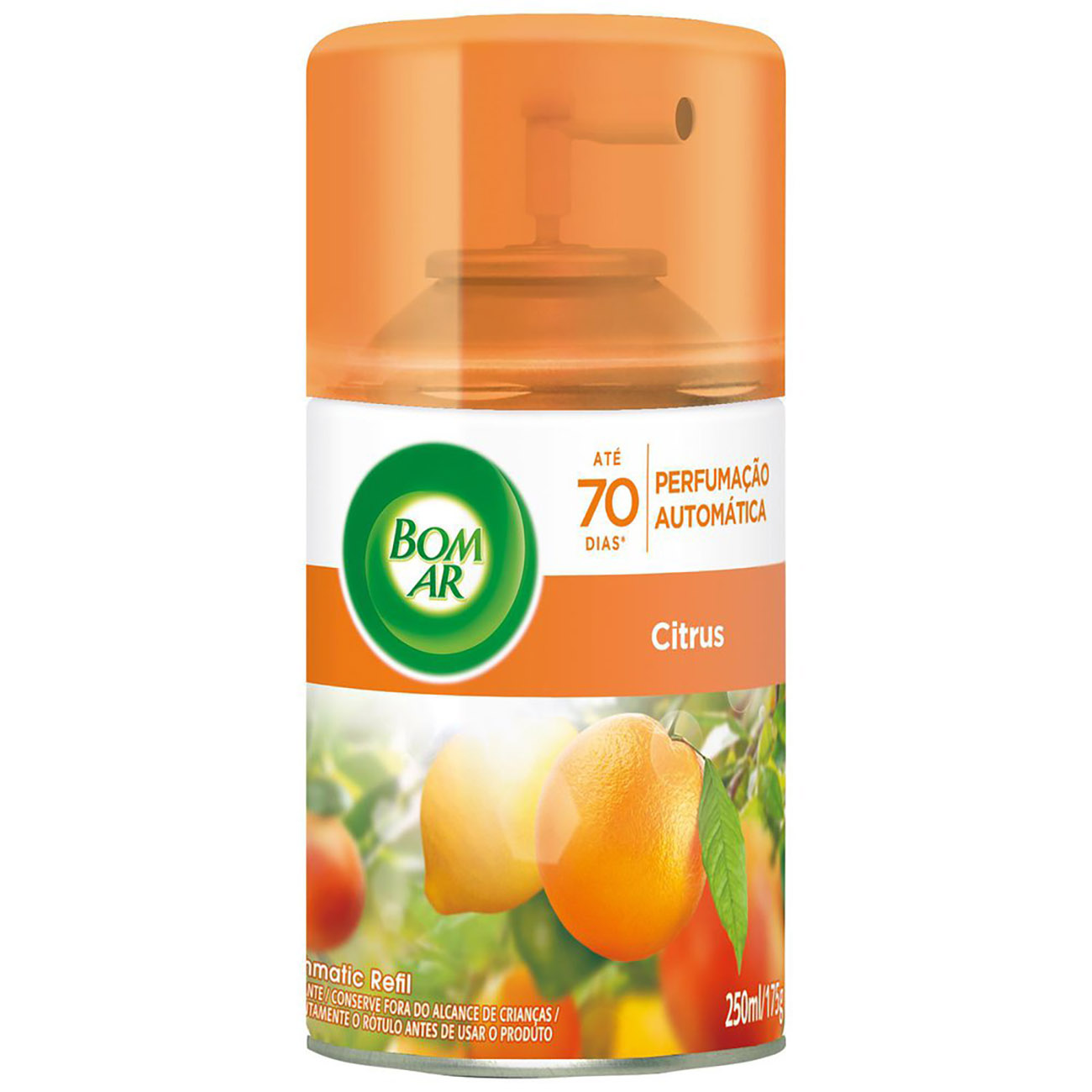 Aromatizador Bom Ar Spray Automtico Freshmatic Citrus Refil 250mL