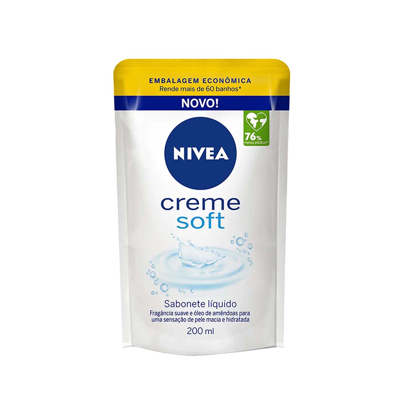 Sabonete Lquido NIVEA Creme Soft Refil 200mL