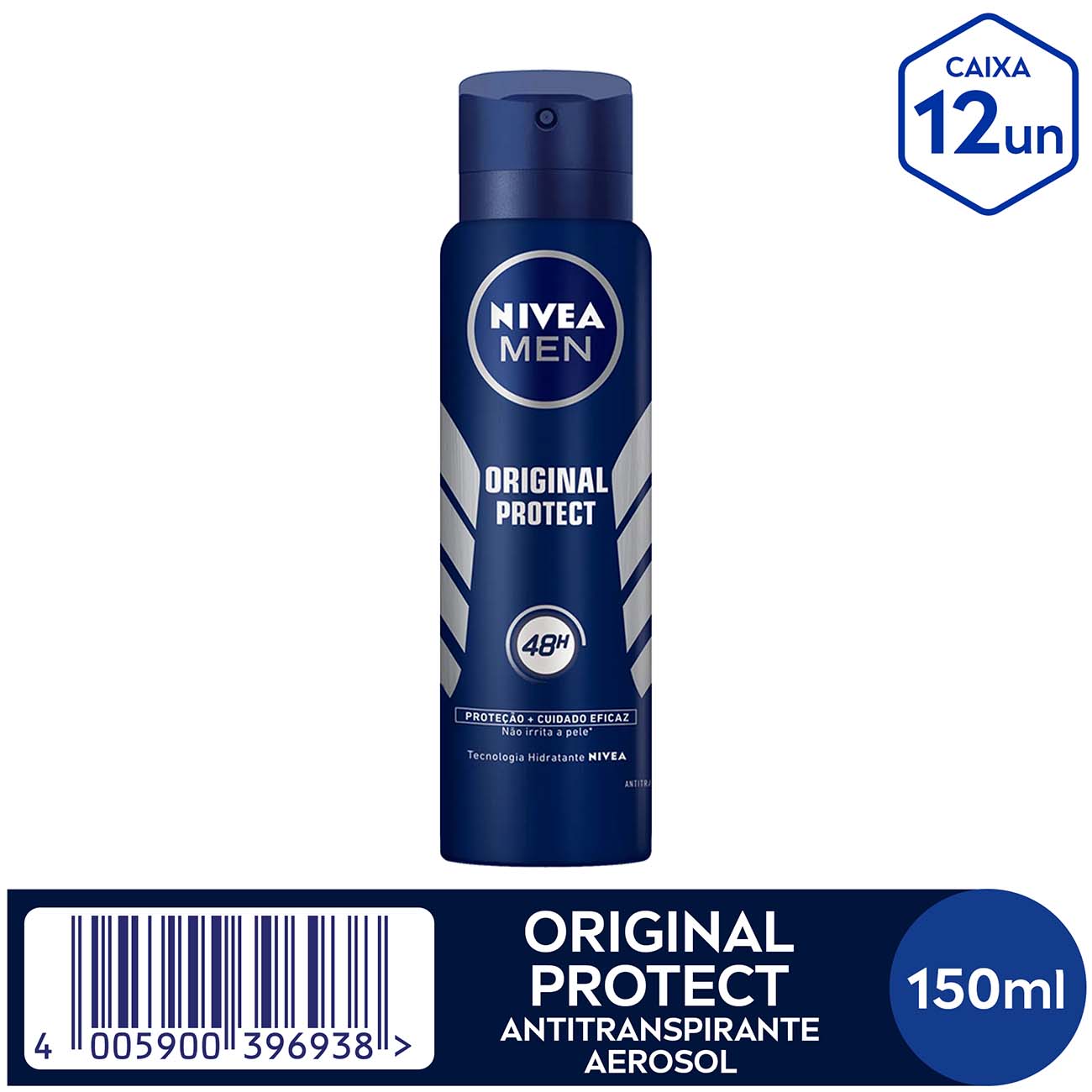 Desodorante Antitranspirante Aerosol NIVEA Original Protect 150mL