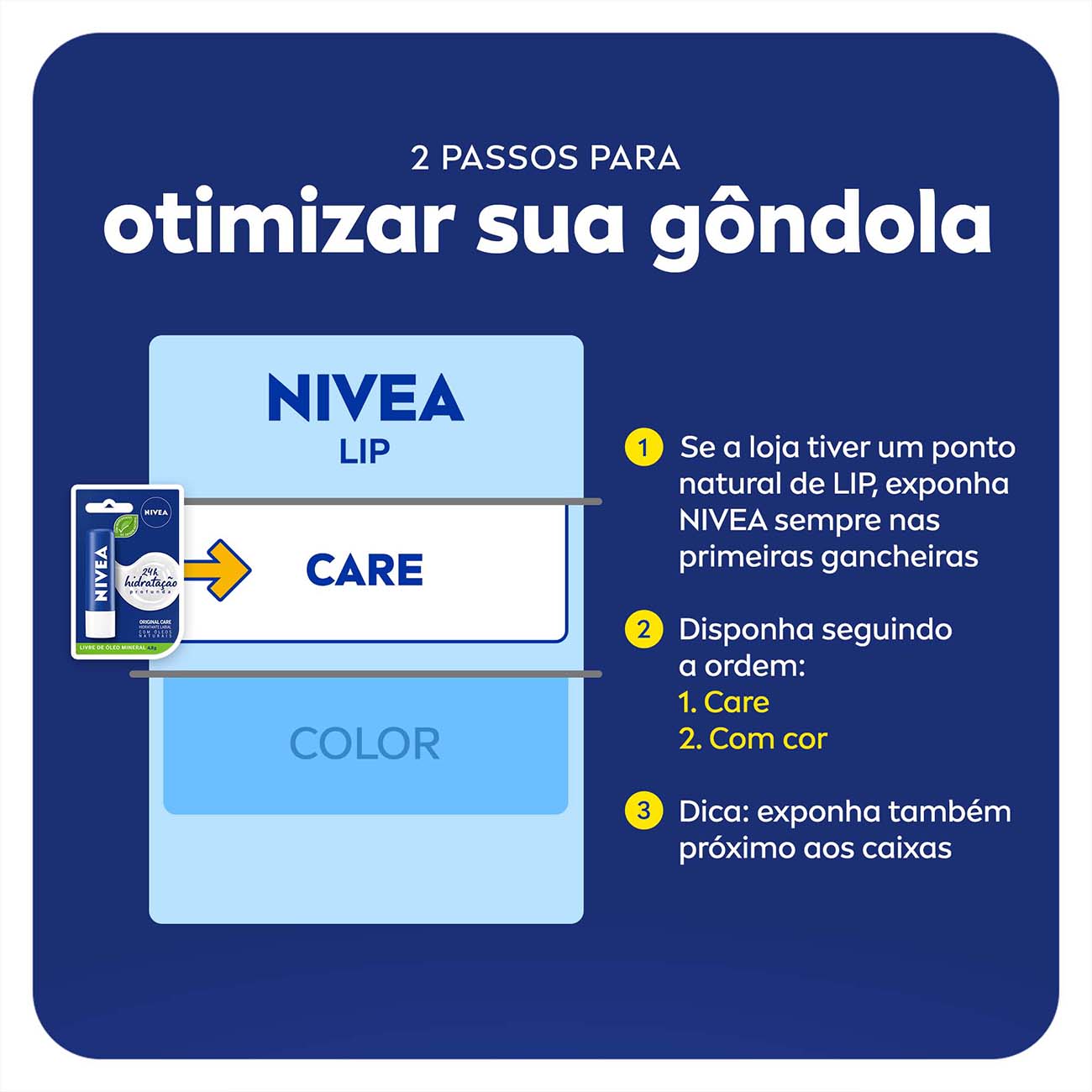 Hidratante Labial NIVEA Original Care Hidratao Profunda 4,8 g