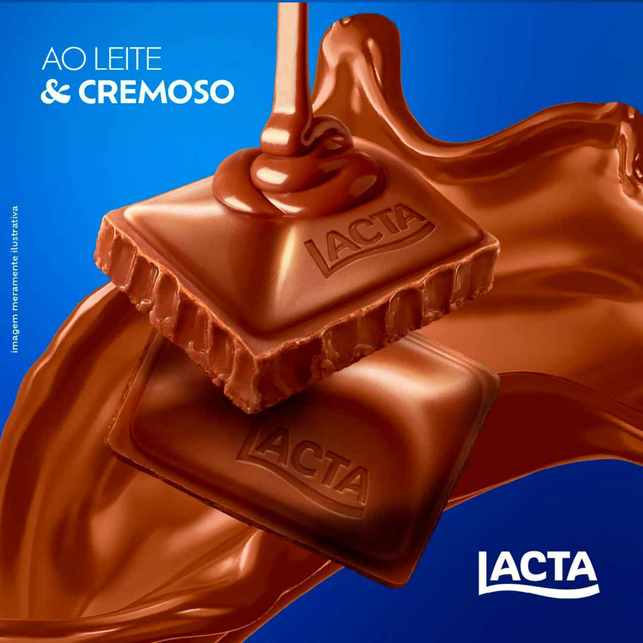 Chocolate Lacta Ao Leite com 12 Unidades de 165g