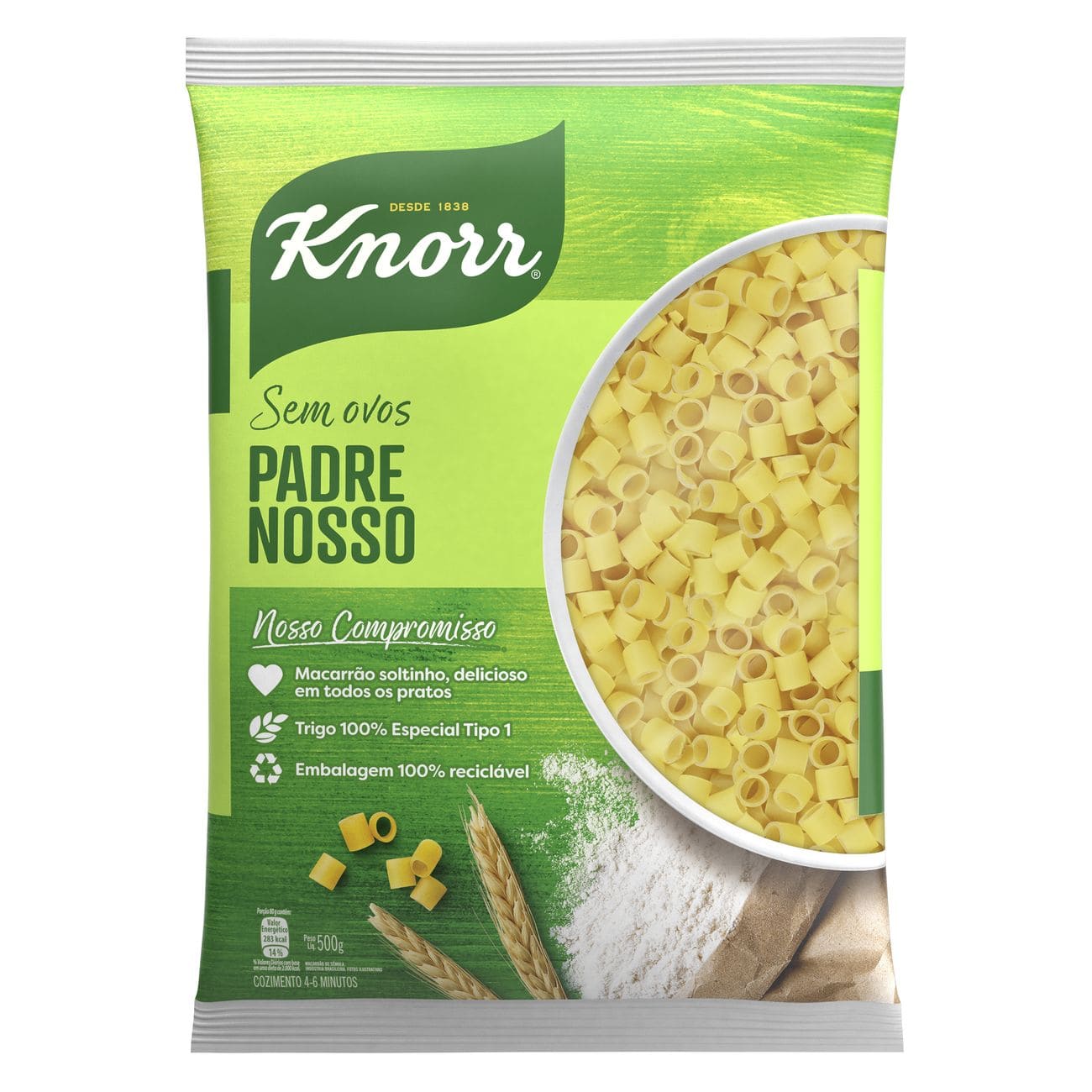 Macarrão Padre Nosso Knorr Sêmola 500g