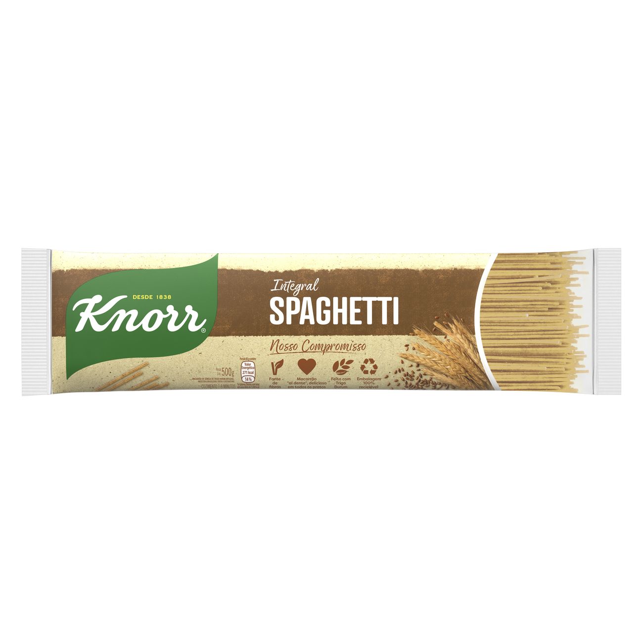 Macarrão Spaghetti Knorr Integral 500g