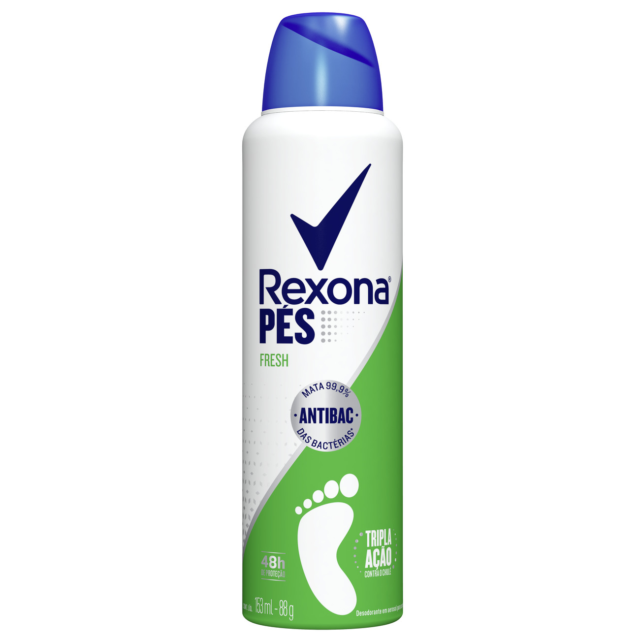 Desodorante Antitranspirante Para Pés Rexona Rexona Fresh 48h 153mL