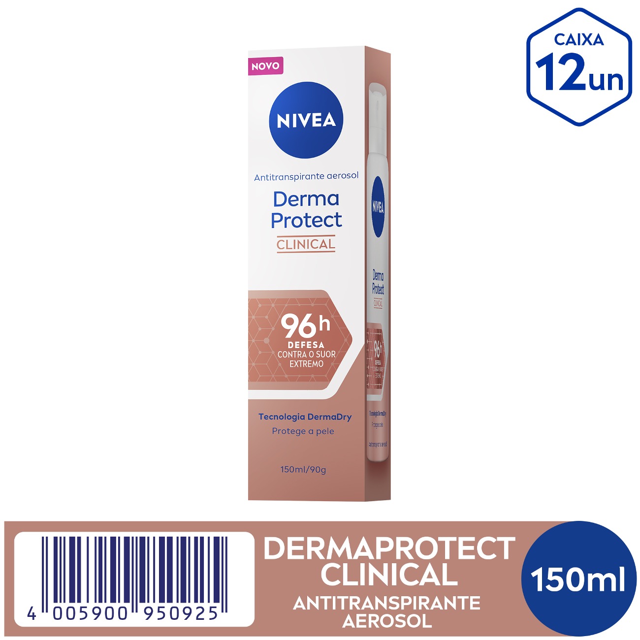 Antitranspirante NIVEA Derma Protect Clinical Feminino 150mL
