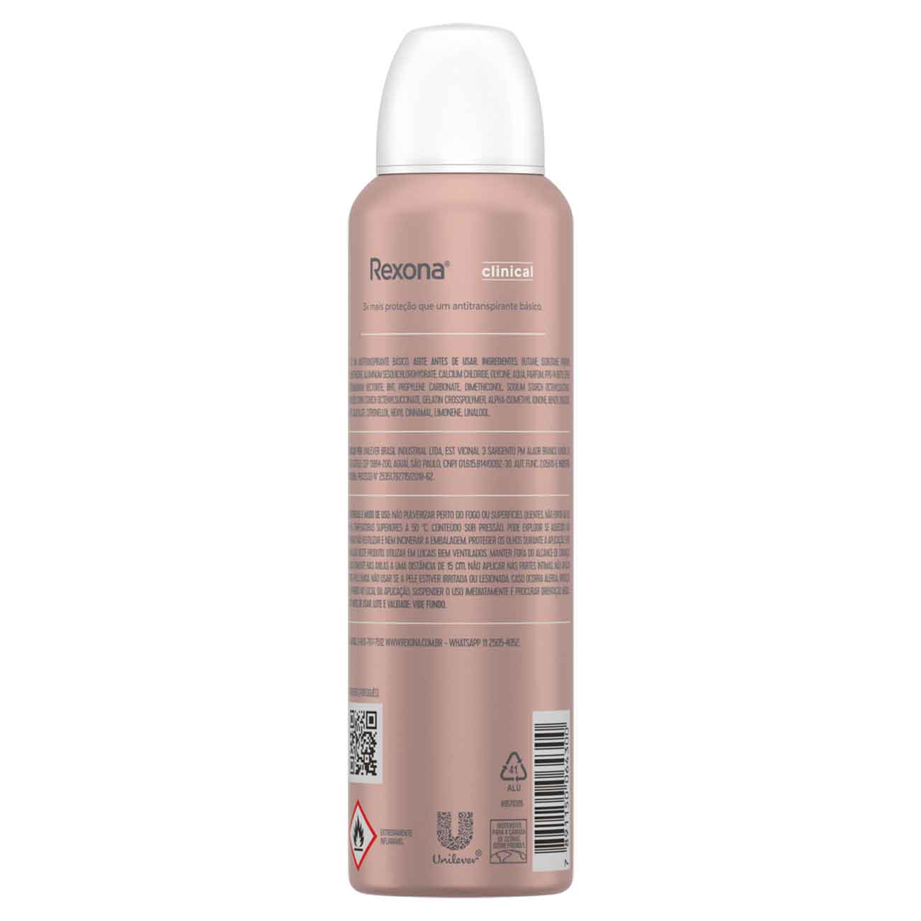Desodorante Antitranspirante Extra Dry Rexona Clinical 150mL