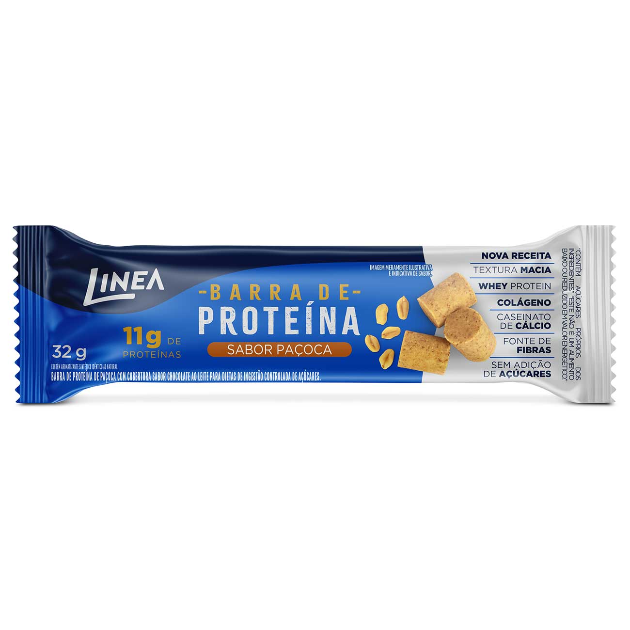 Barra Linea De Proteina Paoca 32g