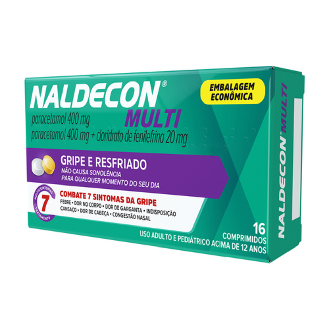 Antigripal Naldecon Multi 16 Comprimidos