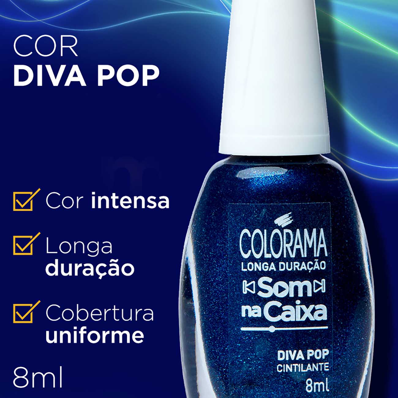Esmalte Colorama Coleo Som na Caixa Diva Pop - 8mL