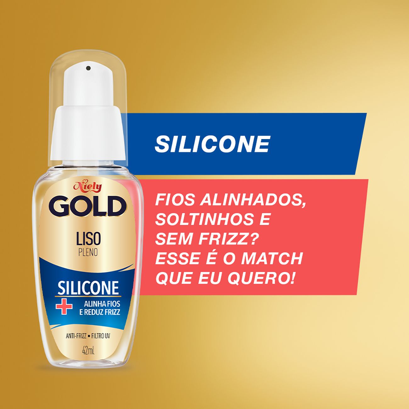 Silicone Niely Gold Liso Pleno 42mL