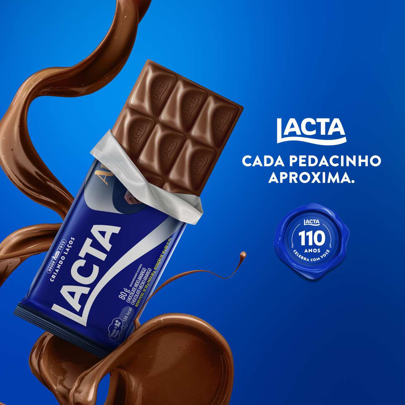 Chocolate Meio Amargo Amaro 40% Cacau 80g | Display 17 unidades