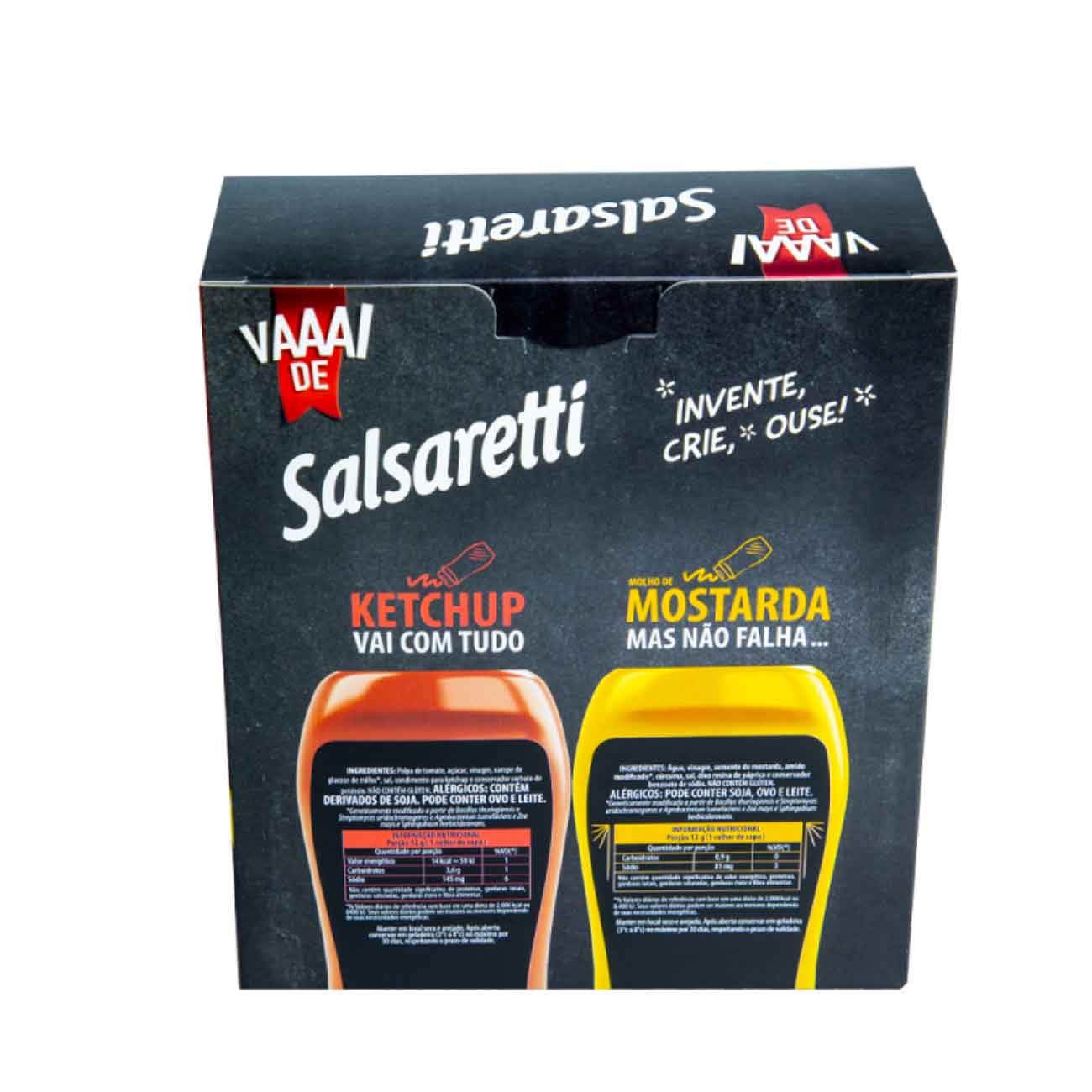 Kit Salsaretti Ketchup + Mostarda 380g