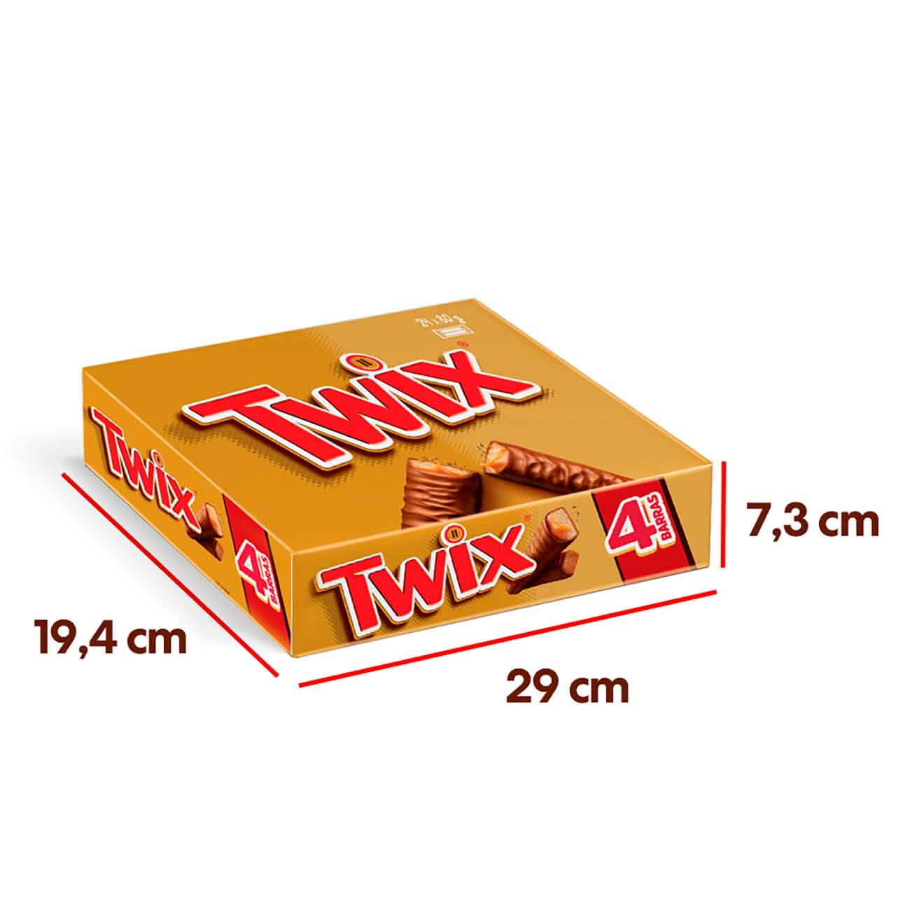 Display Chocolate Twix Original  80gr