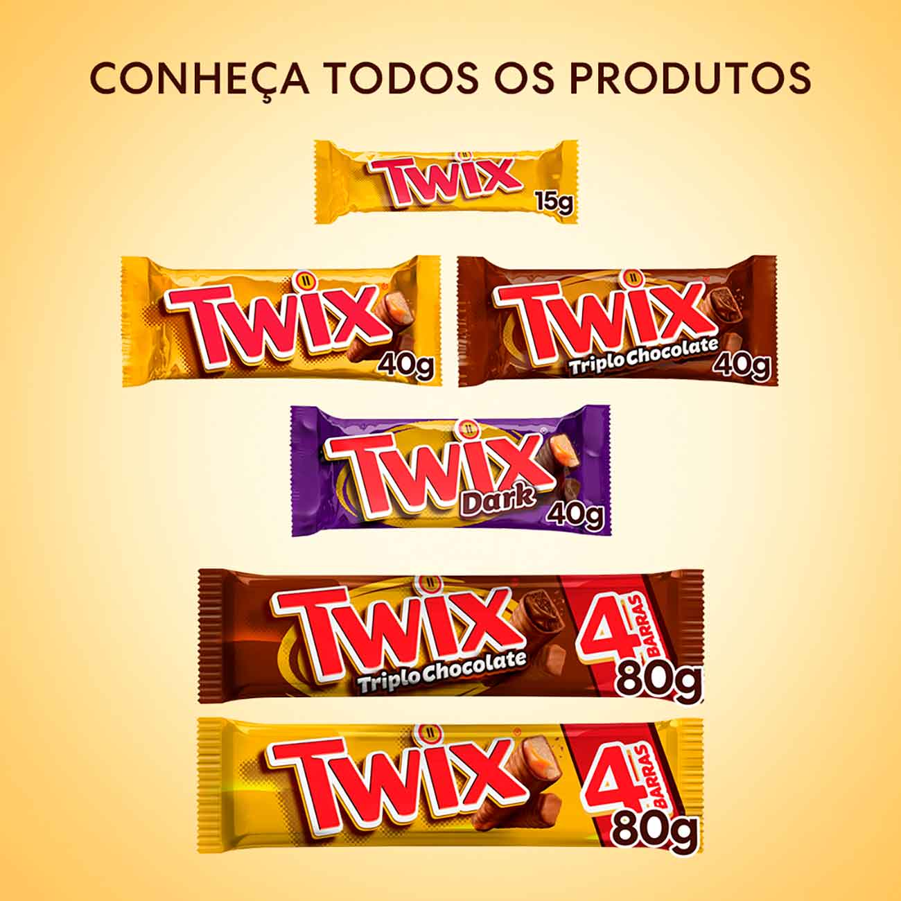 Chocolate Twix Original 4 Barras 80gr