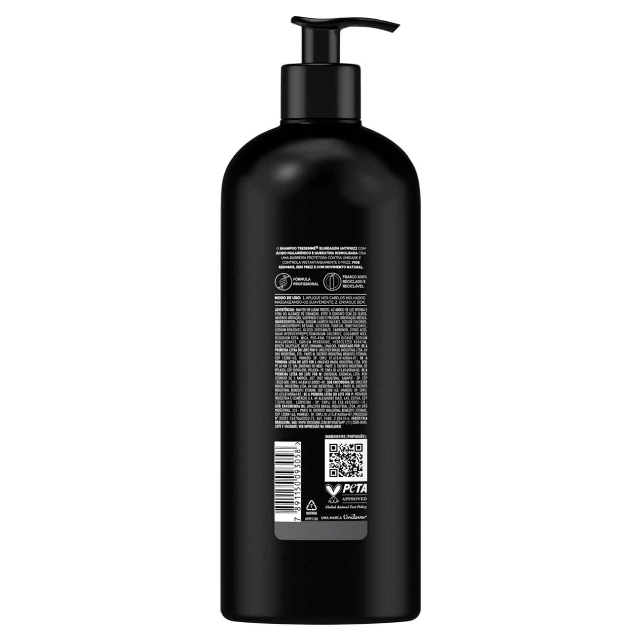 Shampoo Tresemm Blindagem Antifrizz 650mL