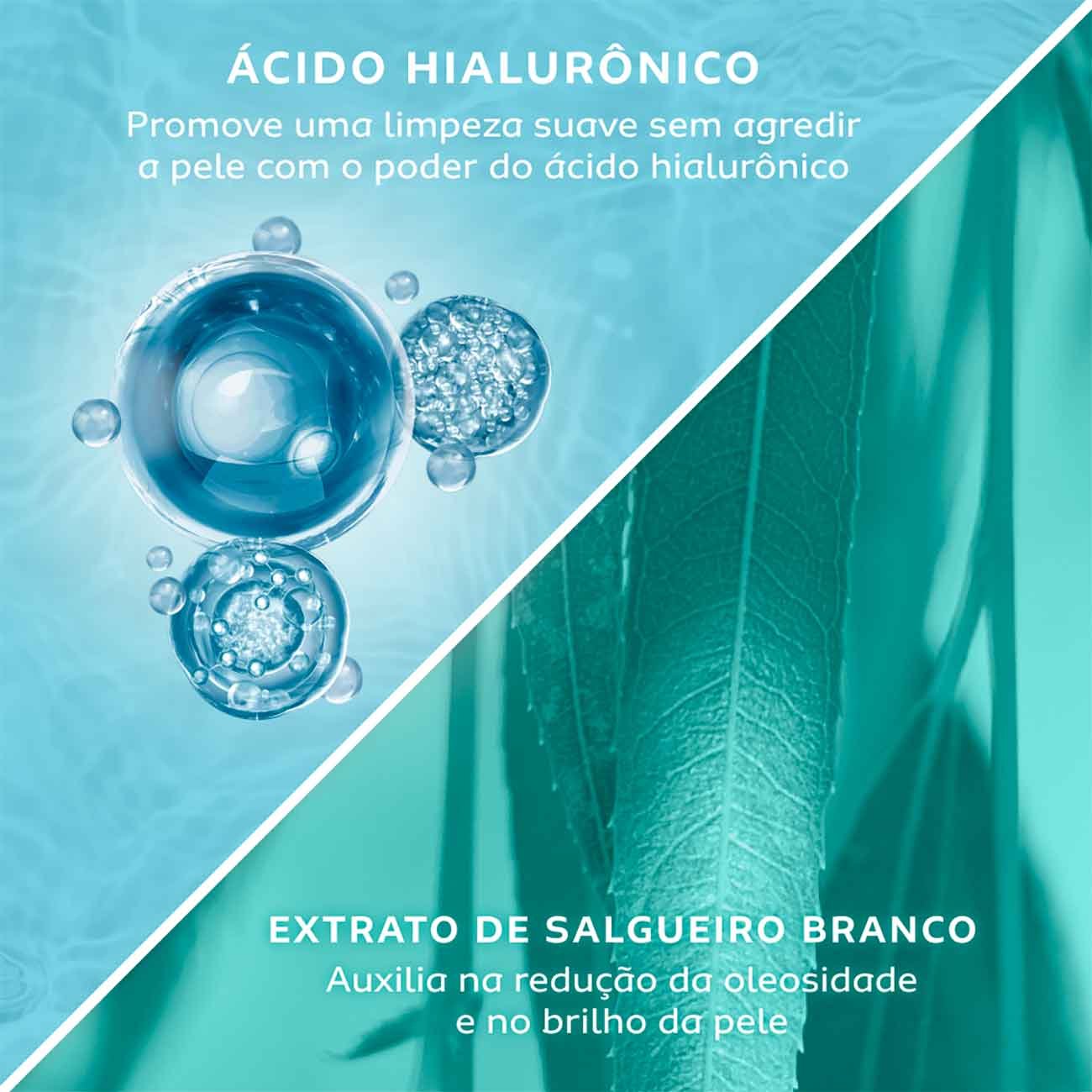Gel de Limpeza Monange Facial Anti-oleosidade com cido Hialurnico e Salgueiro Branco 120g