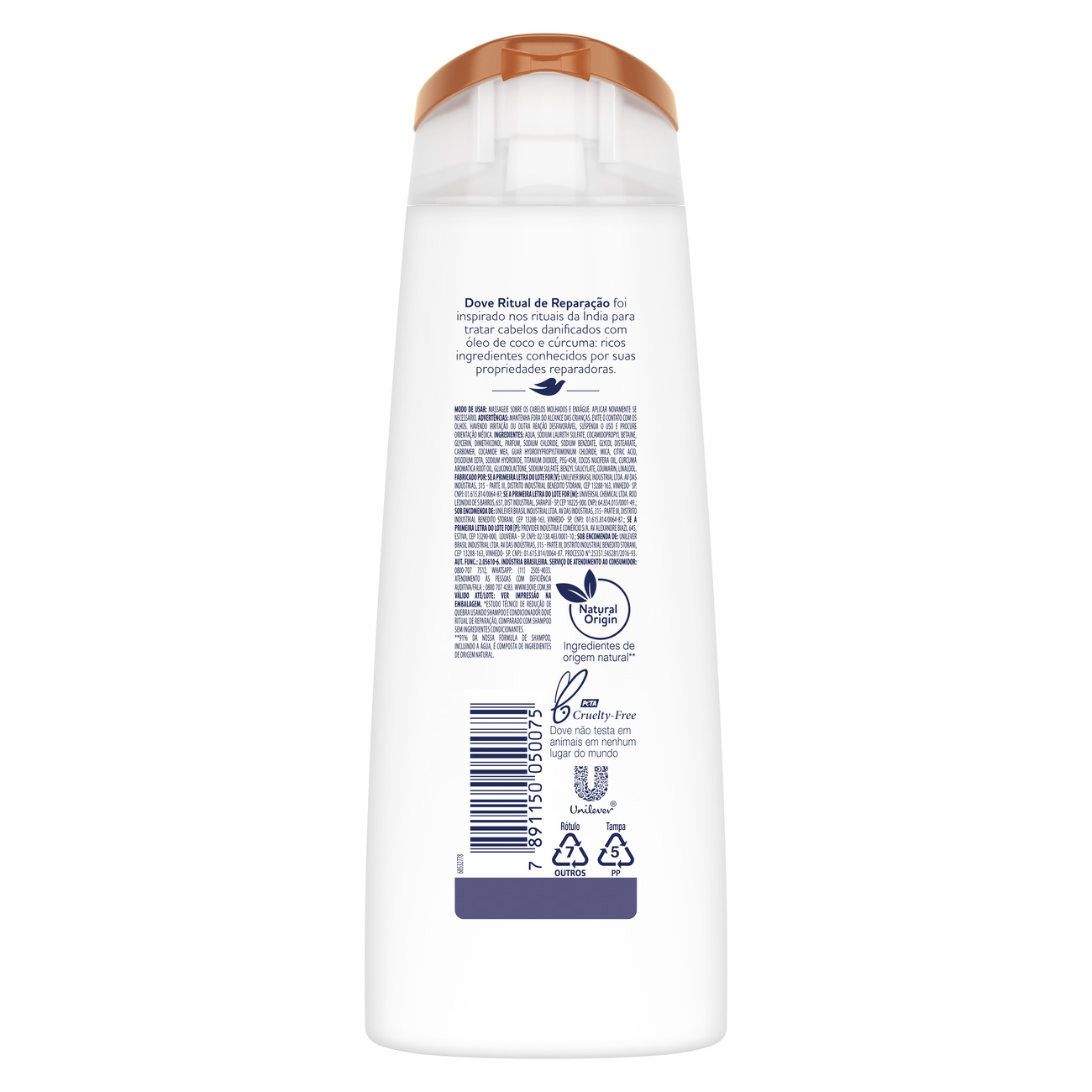 Shampoo Dove Nutritive Secrets Ritual de Reparao 200mL