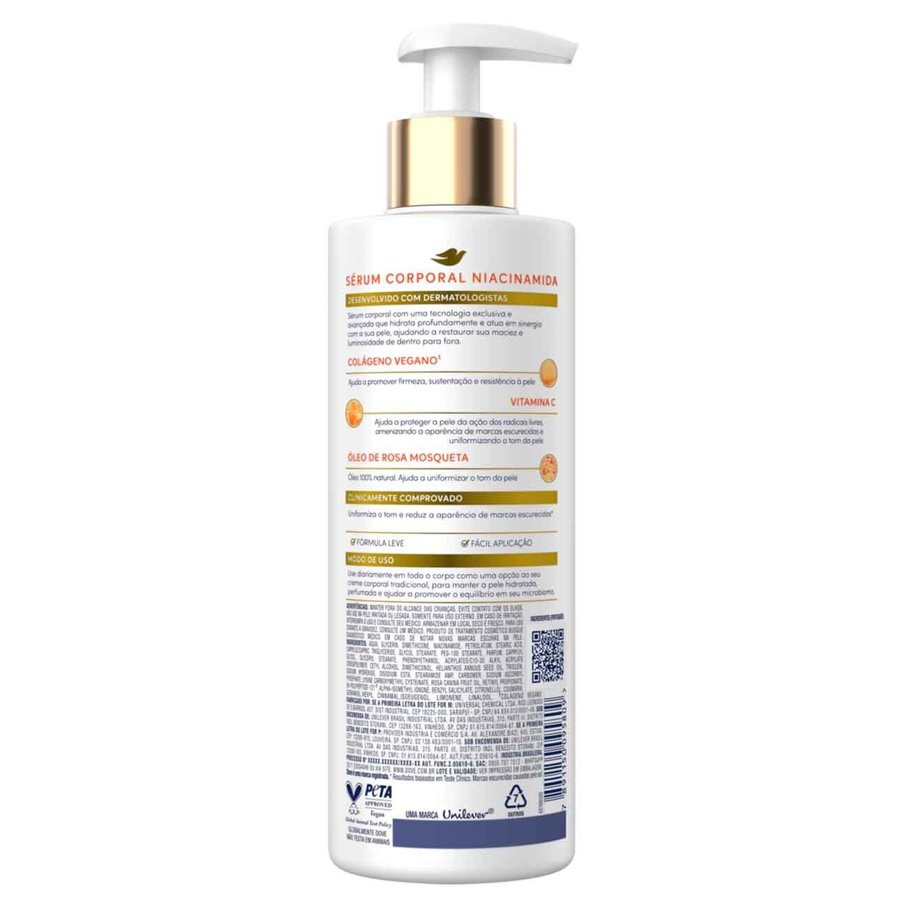 Sérum Corporal Dove Niacinamida + Uniformizador 380mL