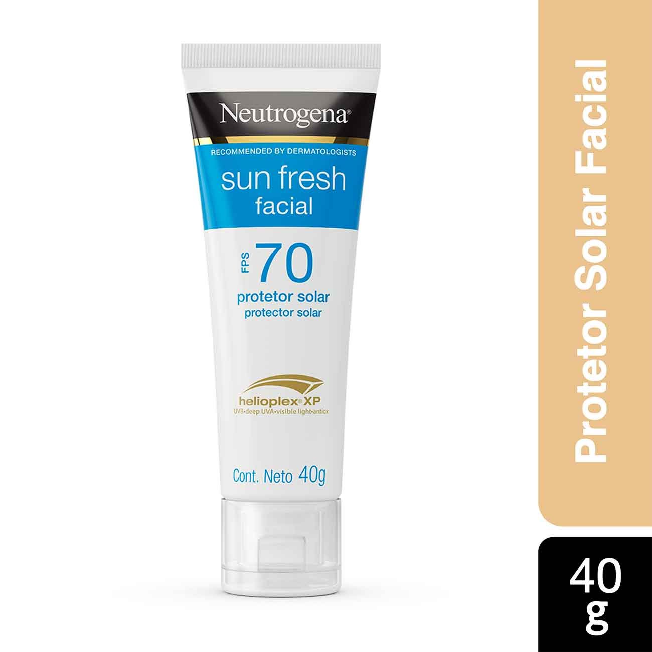 Protetor Solar Facial Neutrogena Sun Fresh FPS70 40gr