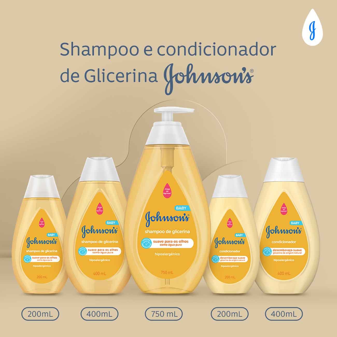 Shampoo Johnson's Baby de Glicerina 200mL