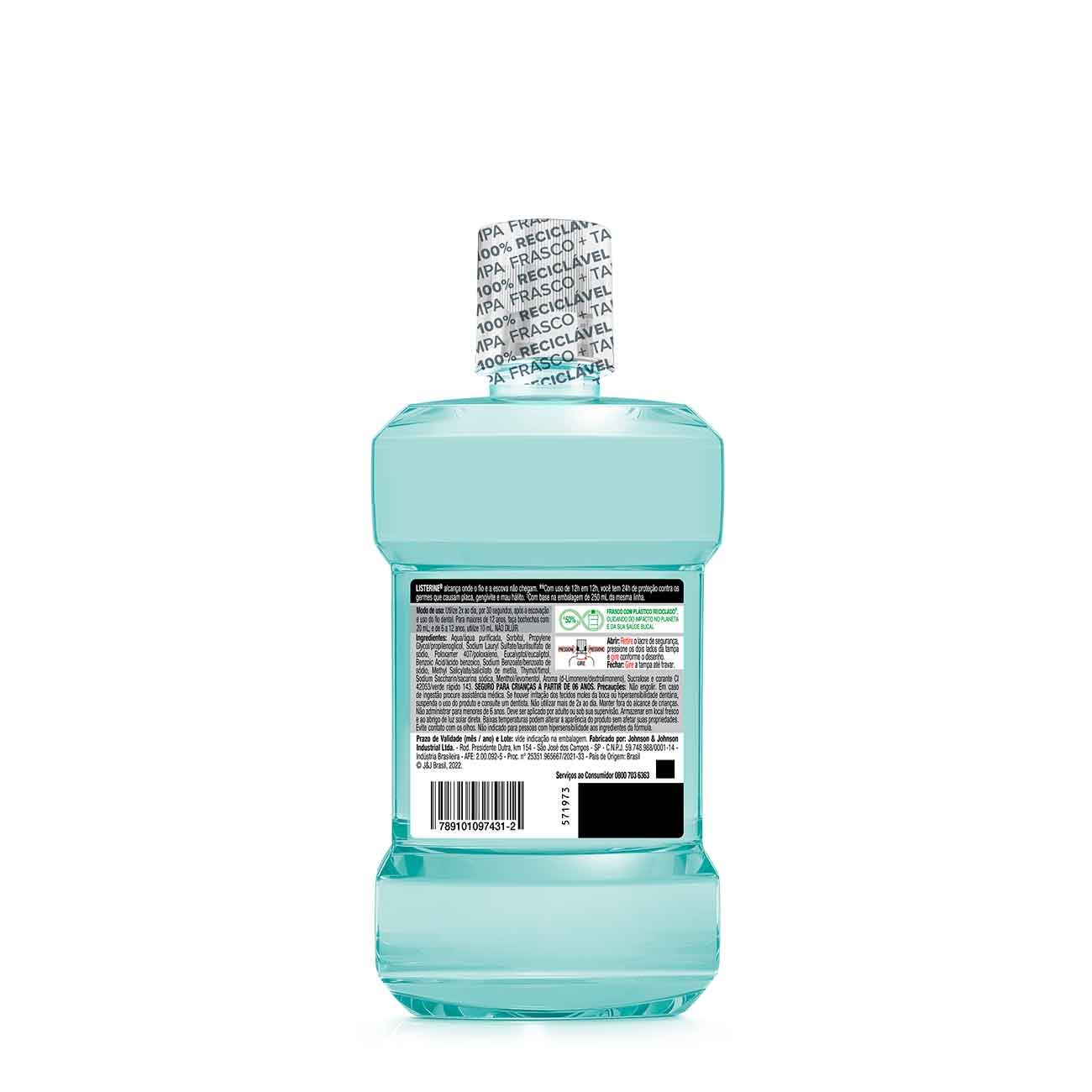 Enxaguante Bucal Listerine Cool Mint Sem Álcool 500mL