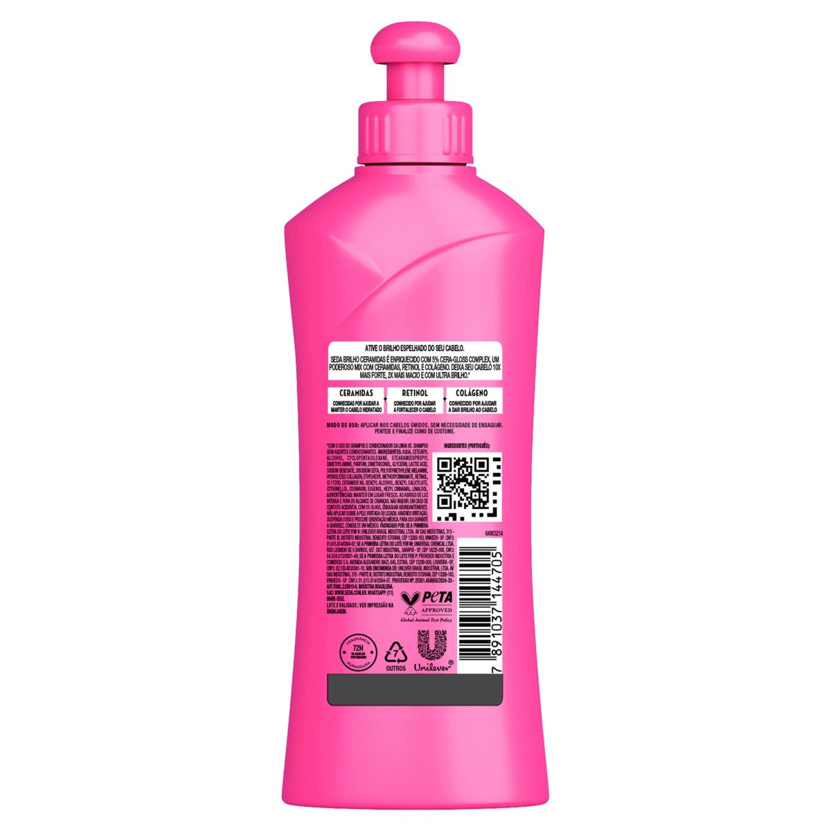 Creme para Pentear Seda Ceramidas 300ml