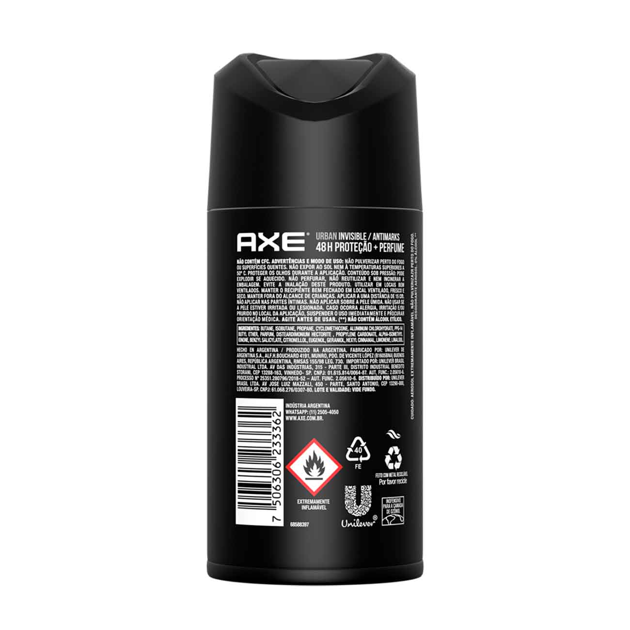 Desodorante Aerosol AXE Urban 48H 152mL