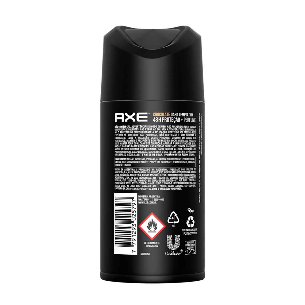 Desodorante Aerosol Fragrncia para o Corpo AXE Dark Temptation 150ml