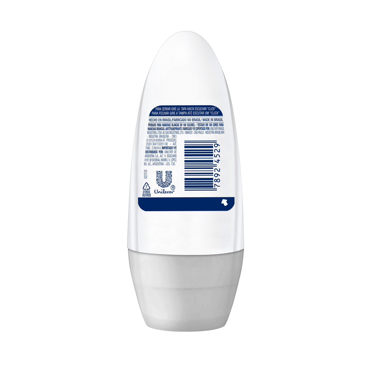 Desodorante Antitranspirante Roll On Dove Invisible Dry 50mL